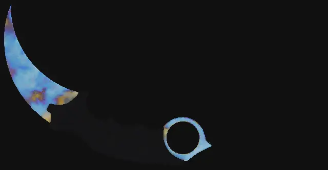 Karambit Case Hardened seed 670 playside
