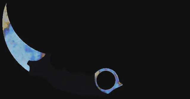 Karambit Case Hardened seed 713 playside