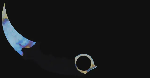 Karambit Case Hardened seed 721 playside
