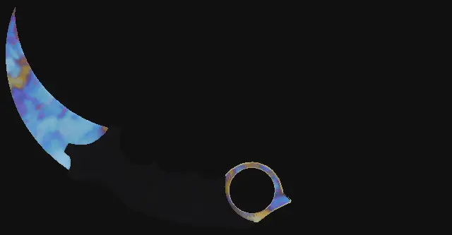 Karambit Case Hardened seed 727 playside