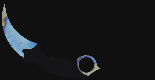 Karambit Case Hardened seed 74 playside