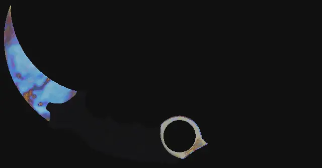 Karambit Case Hardened seed 856 playside