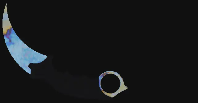 Karambit Case Hardened seed 891 playside