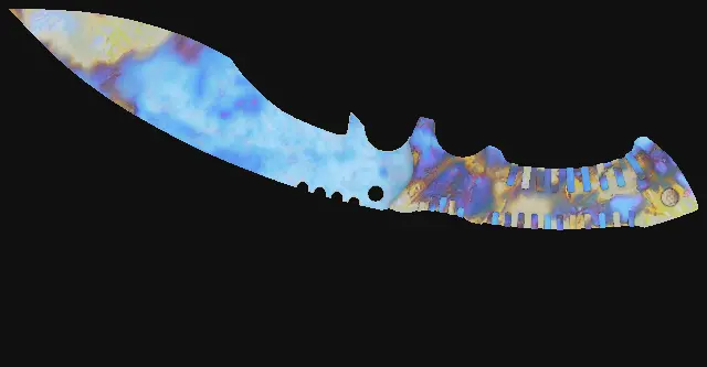 Kukri Knife Case Hardened seed 214 playside
