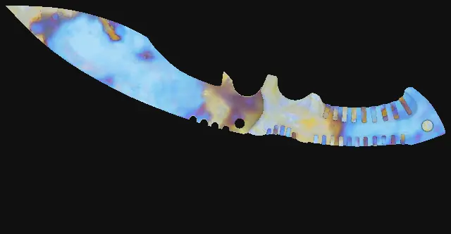Kukri Knife Case Hardened seed 335 playside