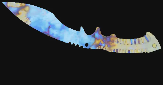 Kukri Knife Case Hardened seed 358 playside