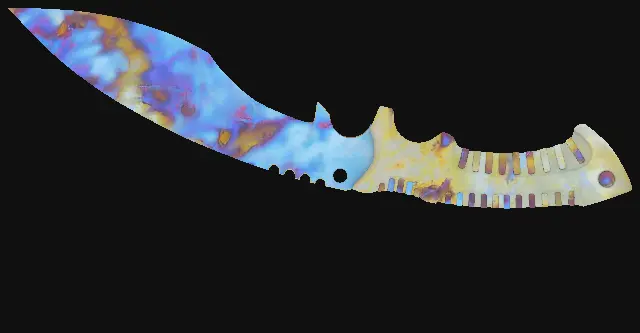 Kukri Knife Case Hardened seed 399 playside