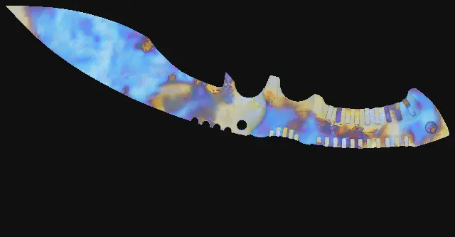 Kukri Knife Case Hardened seed 401 playside