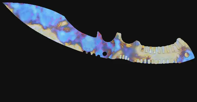 Kukri Knife Case Hardened seed 936 playside
