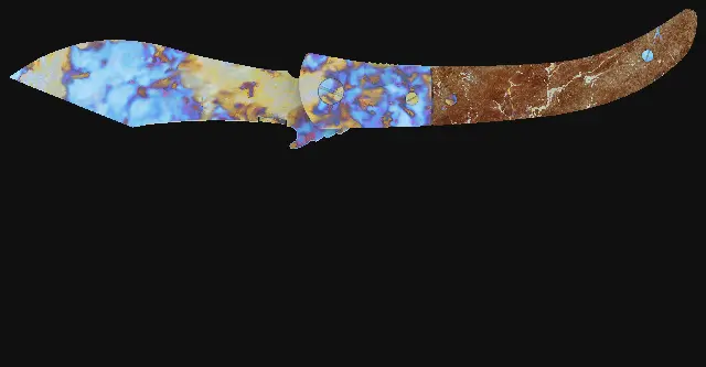 Navaja Knife Case Hardened seed 13 playside