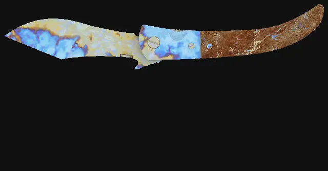 Navaja Knife Case Hardened seed 173 playside