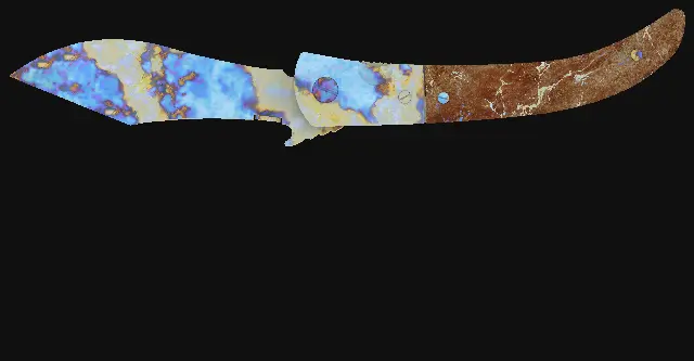 Navaja Knife Case Hardened seed 190 playside