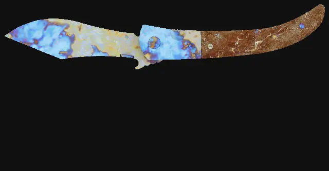 Navaja Knife Case Hardened seed 295 playside