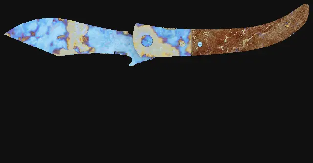 Navaja Knife Case Hardened seed 313 playside