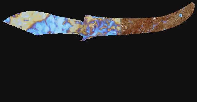 Navaja Knife Case Hardened seed 344 playside