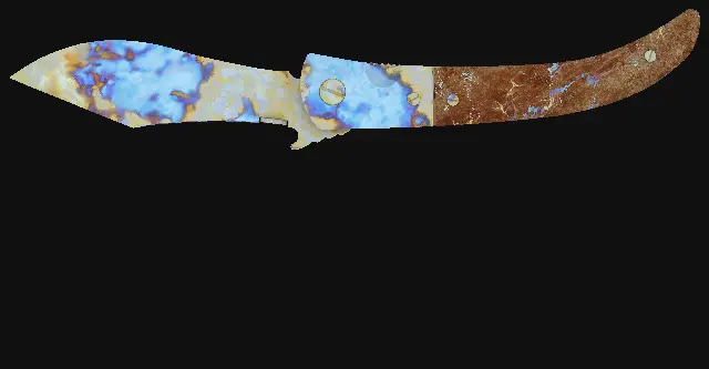 Navaja Knife Case Hardened seed 361 playside