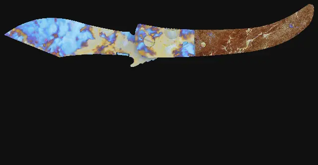 Navaja Knife Case Hardened seed 380 playside
