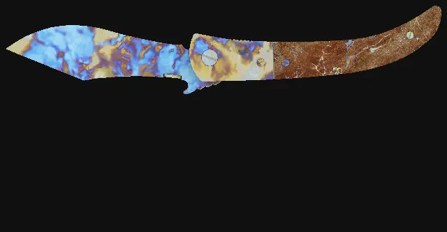 Navaja Knife Case Hardened seed 402 playside
