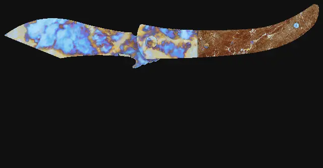 Navaja Knife Case Hardened seed 434 playside