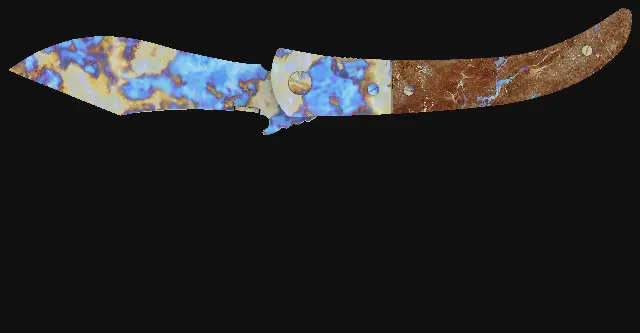 Navaja Knife Case Hardened seed 439 playside