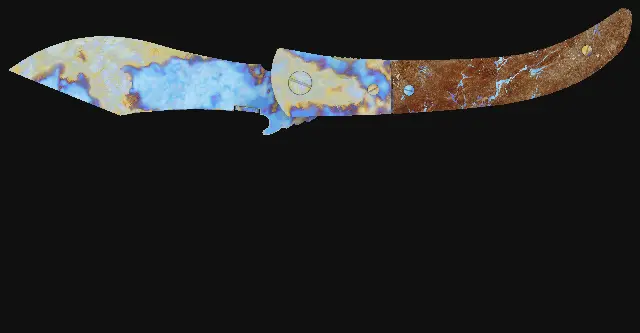 Navaja Knife Case Hardened seed 550 playside
