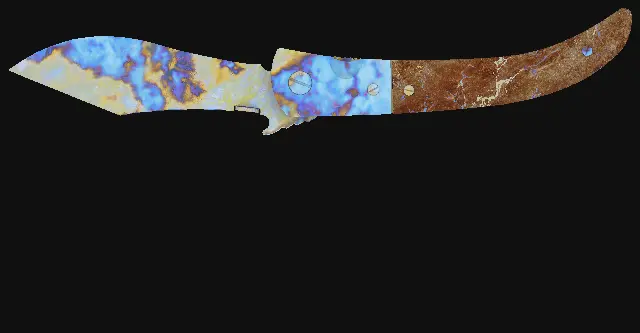 Navaja Knife Case Hardened seed 576 playside