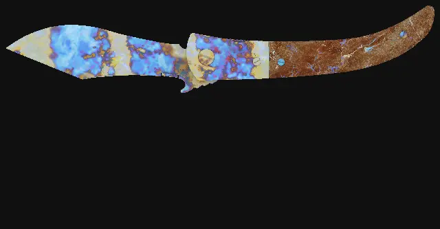 Navaja Knife Case Hardened seed 587 playside