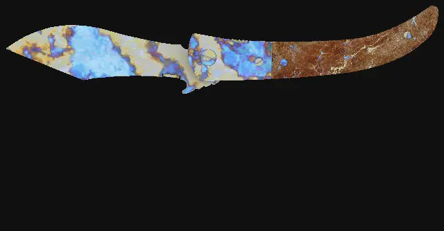 Navaja Knife Case Hardened seed 612 playside