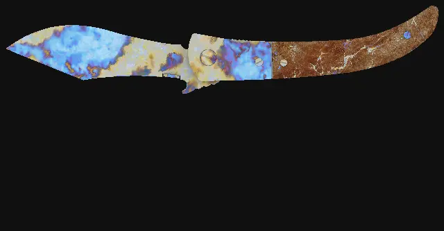 Navaja Knife Case Hardened seed 644 playside