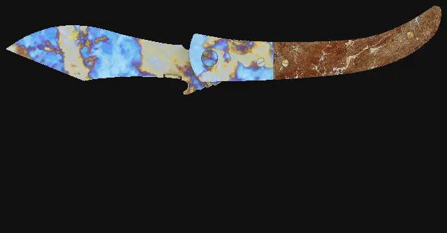 Navaja Knife Case Hardened seed 730 playside