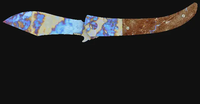 Navaja Knife Case Hardened seed 738 playside
