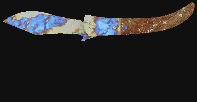 Navaja Knife Case Hardened seed 779 playside