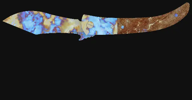 Navaja Knife Case Hardened seed 847 playside