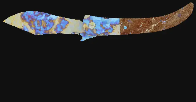 Navaja Knife Case Hardened seed 85 playside