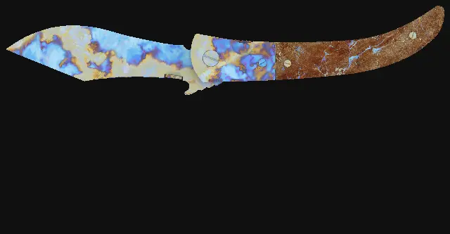 Navaja Knife Case Hardened seed 897 playside