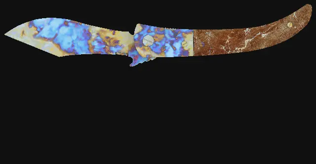 Navaja Knife Case Hardened seed 919 playside