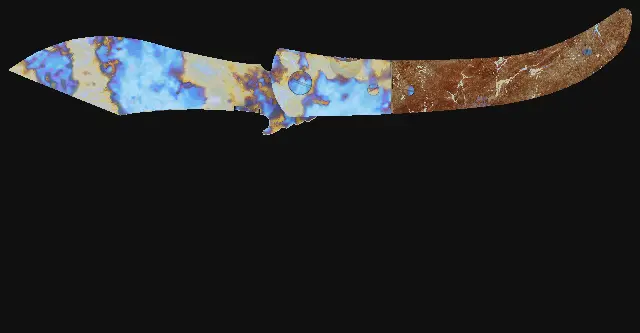 Navaja Knife Case Hardened seed 998 playside