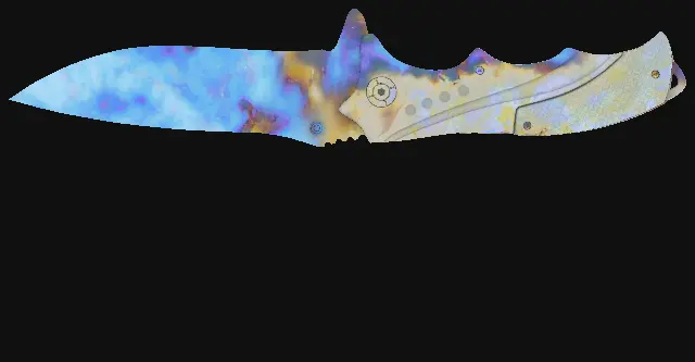 Nomad Knife Case Hardened seed 126 playside