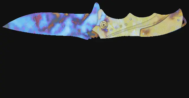 Nomad Knife Case Hardened seed 140 playside