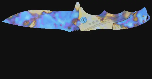 Nomad Knife Case Hardened seed 144 playside