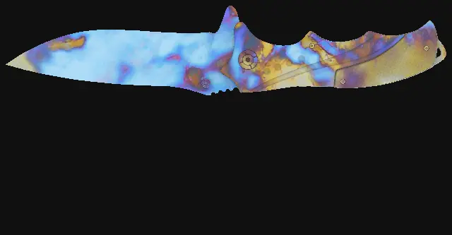 Nomad Knife Case Hardened seed 383 playside