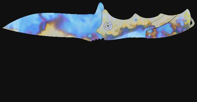 Nomad Knife Case Hardened seed 575 playside