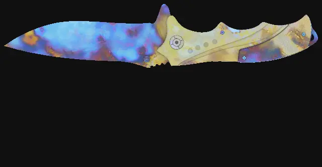 Nomad Knife Case Hardened seed 616 playside