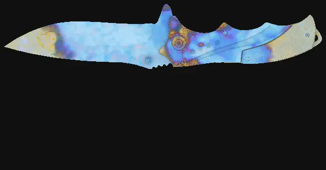 Nomad Knife Case Hardened seed 853 playside