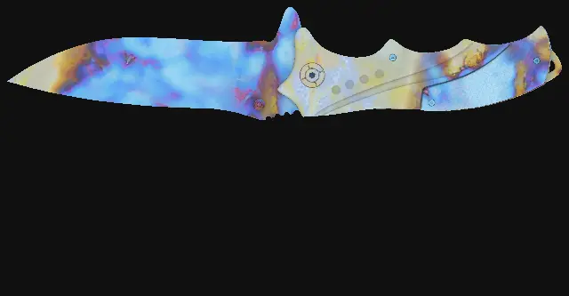 Nomad Knife Case Hardened seed 854 playside