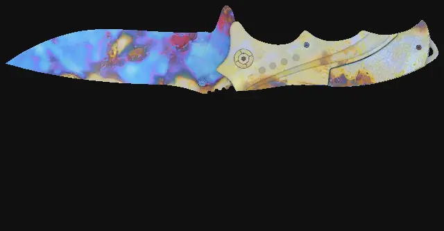 Nomad Knife Case Hardened seed 87 playside