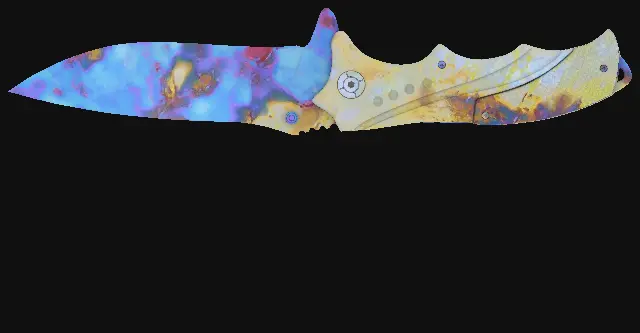 Nomad Knife Case Hardened seed 874 playside