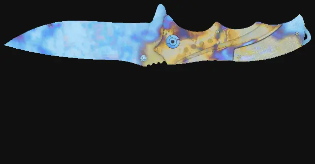 Nomad Knife Case Hardened seed 879 playside