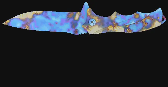 Nomad Knife Case Hardened seed 938 playside