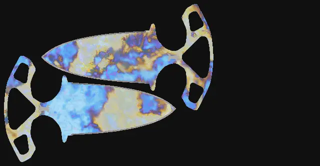 Shadow Daggers Case Hardened seed 114 playside